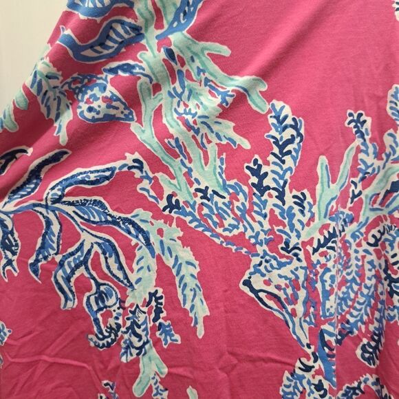 Lilly Pulitzer Samba Monterey Racerback Pima Cotton Pink Multi-color Size XS - Picture 9 of 12